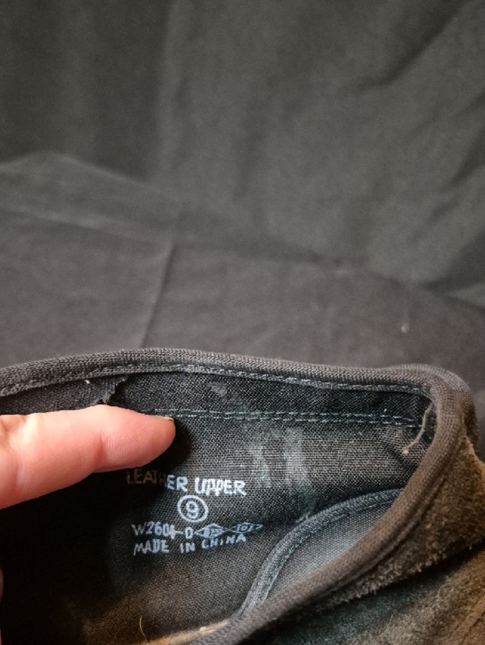 Black Suede Lace-Up Casual Shoes - Picture 3 of 7